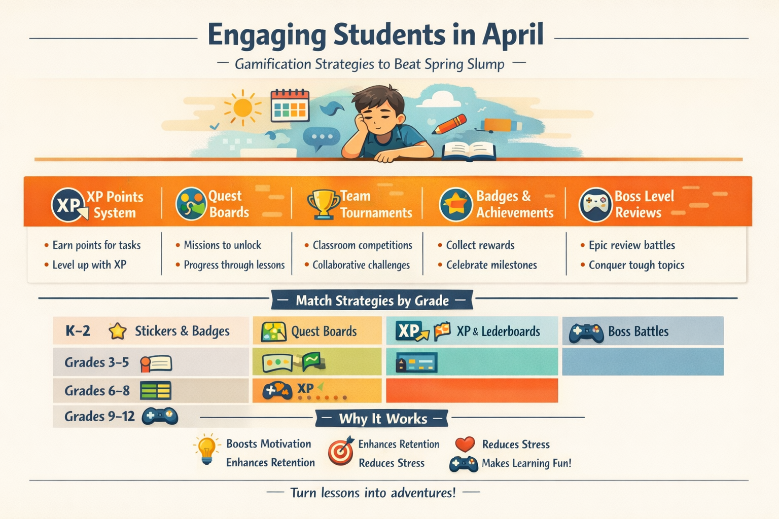 Gamification Plan Lesson Teacher Gamification Engaging April Lesson Plans